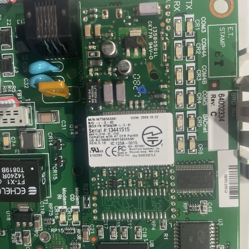 Trane Tracer Summit BCU Building Control Unit BMTX001AAB011,Modem 64002334 Rev C - Picture 11 of 17