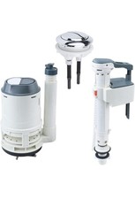 Toilet Fill Valve, Dual Flush Valve, Push Button, Toilet Tank Parts Replaceme...