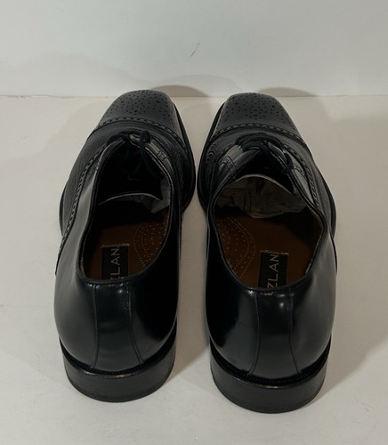 MEZLAN (NICOLA) - Scarpe eleganti Oxford in pelle nera, punta a cappuccio da uomo - (8,5 M) - Foto 4 di 14