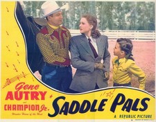 16mm SADDLE PALS 1947 B/W - GENE AUTRY Western Feature Film.