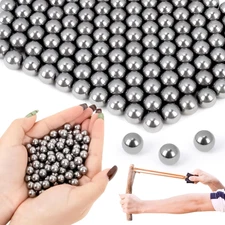Sukh Slingshot Ammo - Steel Sling Shot Balls 9mm sliver 