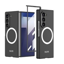 For Samsung Galaxy Z Fold7 6 Ultra Thin PC Magnetic Case with Screen Protector