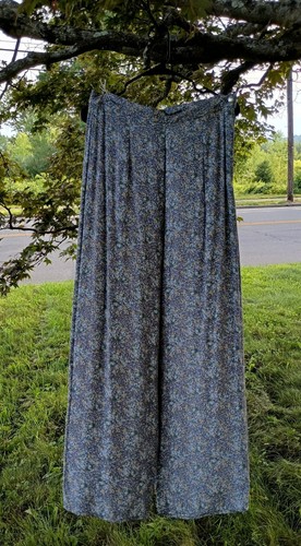 Laura Ashley Periwinkle Viskose fließende Hose Größe 12 - Bild 1 von 7