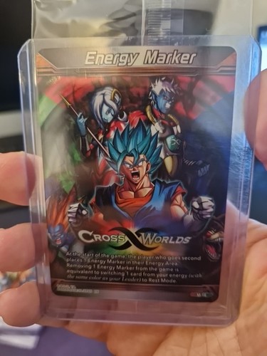 M-16 Cross Worlds Energy Marker Vegito Dragonball Super Card Gamr