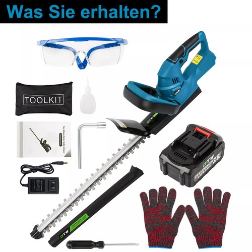 2000W Cordless Hedge Trimmer Shrub Shears for 21V Makita battery and charger HOT - Picture 5 of 13