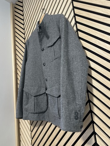 Barbour Wool Jacket L Dept B Skyfall Bond Tokito Rare Blazer Skyfall Sample Ltd  - Picture 3 of 24