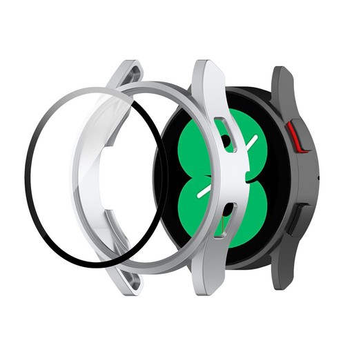 Funda protectora para Samsung Galaxy Watch 4 40/44 mm PC cristal protector de pantalla completa - Imagen 12 de 27