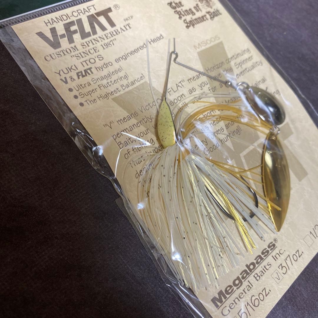 Megabass V FLAT Spinnerbait Color H2 3/7oz New Unopened Box Rare Item - Image 3