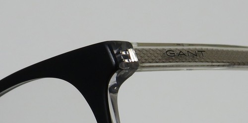 NEW GANT 3164-3 EYEGLASSES 49-19-140 BLACK SQUARE 005 PLASTIC FULL-RIM UNISEX - Picture 6 of 6