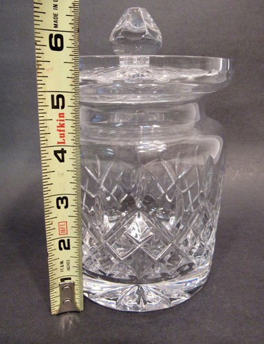 MX LOT OF 2 LEAD CRYSTAL PIECES ONE LG ROGASKA BISCUIT JAR ONE WATER (EZS003423) - Picture 11 of 12