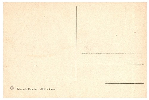 Vintage Postkarte Como Kathedrale Seitentür Italien Architektur Mauerwerk Ansicht - Bild 2 von 2