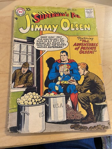Superman Pals Jimmy Olsen 23.  Deckel gelöst an Bttm Heftklammer 1,8 Klasse - Bild 1 von 15