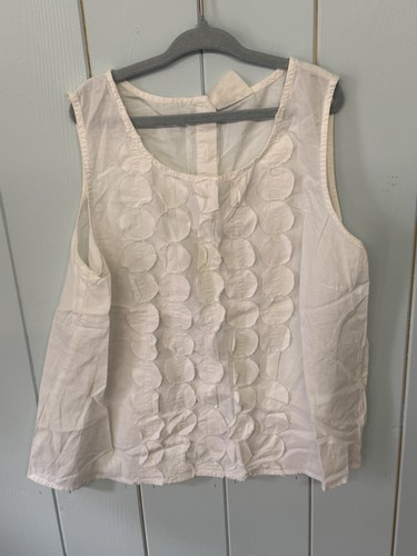 Mini Boden 11-12 Years Girls Top 100% Cotton Ruffle Summer Beach Holiday