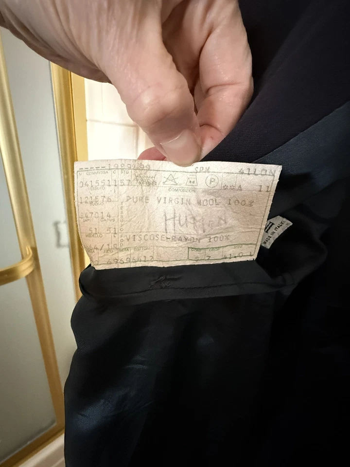 Chaqueta Abrigo Vintage 1980 GIORGIO ARMANI Le Collezioni Italia Doble Pecho Foto 4 de 4