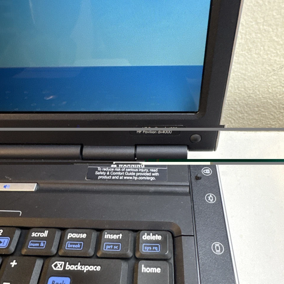 "Laptop HP Pavilion dv4000 dv4150us - 15""" Foto 3 de 4