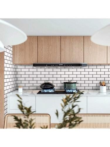 Papel tapiz vinilo autoadhesivo patrón europeo azulejo pegatina cocina baño - Imagen 4 de 27