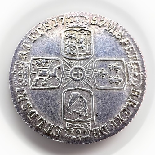 GREAT BRITAIN 6 PENCE 1757 KING GEORGE II Silver 2.96gr KM#582.2 - Picture 2 of 2