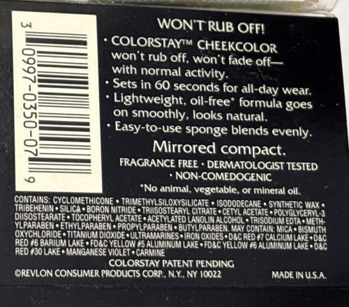 6 Revlon Colorstay Cheekcolor Blush Oil-Free - Mauve - 0.28oz - Picture 2 of 2