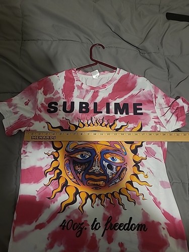 Sublime Band Tee Damen XL 40 oz TO FREEDOM Batik Spandex T-Shirt - Bild 9 von 10