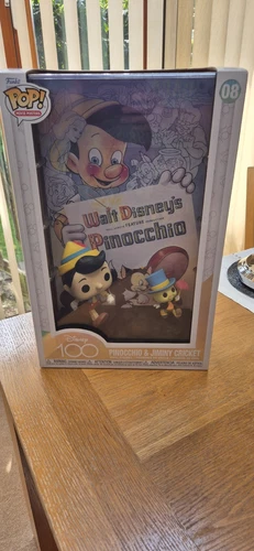 Funko Disney's 100th Anniversary POP! Movie Poster & Figure Pinocchio and Jiminy