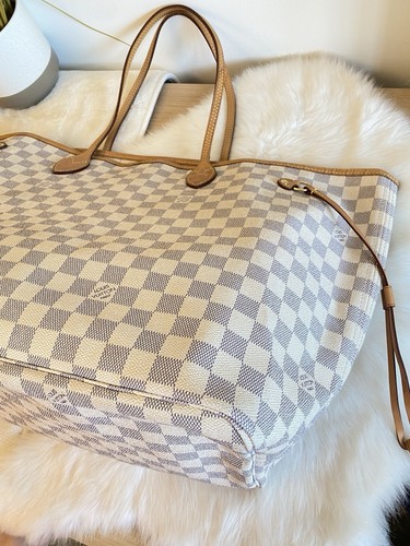 Authentic Louis Vuitton Neverfull Azur GM bag - Bild 6 von 24