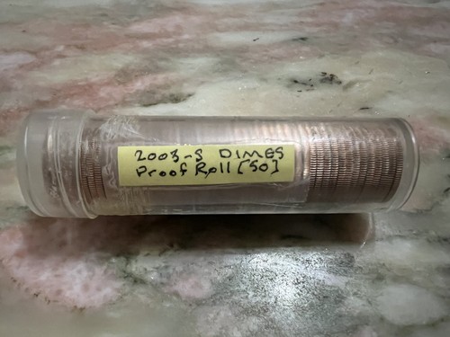 2003 S Roosevelt Groschen Proof Rolle - Bild 3 von 3