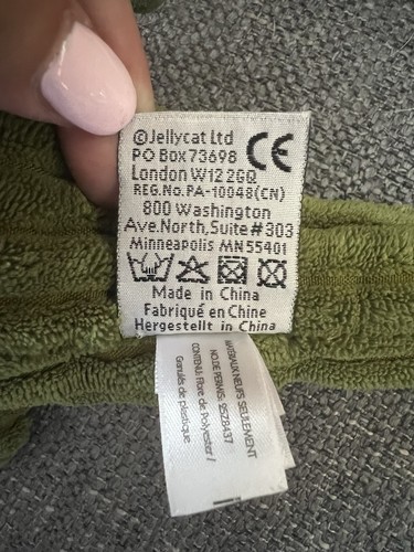 Jellycat London Cordy Roy Green Dinosaur Ribbed Corduroy Stuffed Animal Dino 14” - Picture 4 of 5
