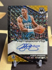 2024-25 Mosaic Alonzo Mourning Choice Autographs Black Gold /8 AM-MOU