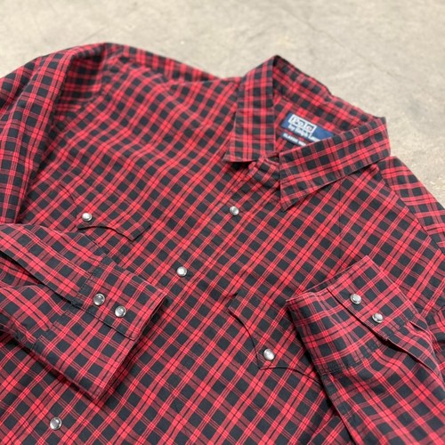 Vintage Polo Ralph Lauren Western Pearl Snap Shirt Size XL - Picture 4 of 8