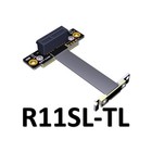 ADT-Link Dual Right Angle PCIe 3.0 x1 to x1 Extension Cable R11SL-TL 8G/bps