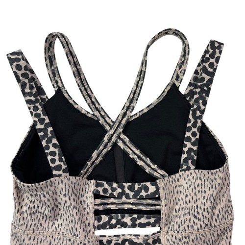 Camiseta sin mangas Lululemon Happy con tiras Ace Spot Grano Negro Dottie Dash para mujer talla 6 - Imagen 16 de 23