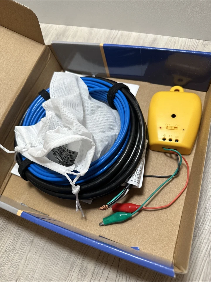 Electric Heated Floor Cable Underfloor Heating System Kit with Cable 10sq Ft - Image 4 of 4