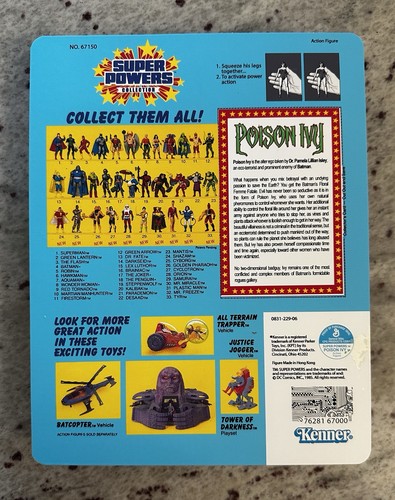 Custom DC “Kenner” Super Powers POISON IVY Figure-MOC- With Collectors Card! - Picture 2 of 5