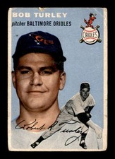1954 Topps #85 Bob Turley RC FAIR X3108453