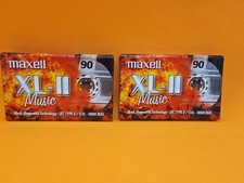 maxell XL-II Music 90 - 2 Stück Kassette Cassette Tape MC Type II NEU OVP