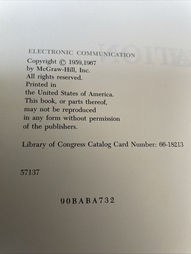 Electronic Communications 2nd Edition By Robert L. Shrader McGraw-Hill 1967 - Picture 3 of 10