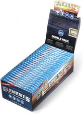 Elements Single Wide Rice Thin Cigarette Rolling Papers, Sugar Gum, 100... 