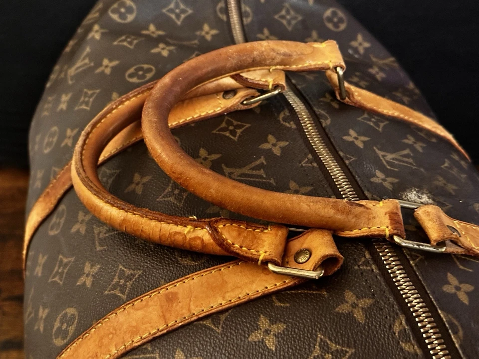 Bolso de Lona Louis Vuitton Keepall 50 100% Auténtico Monograma CLÁSICO VINTAGE Foto 3 de 4