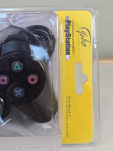 Sony PS2 PS1 PSX Wired Twin Shock 2 Game Controller Joystick Joypad yobo brand - Picture 2 of 9