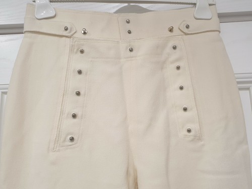Authentic New Tom Ford Cream Fleece Wool Stirrup Pants,IT42/M - Picture 2 of 11