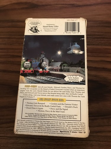 Thomas & Friends - Thomas Gets Bumped (VHS, 1992) TESTED - Picture 5 of 10