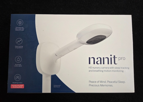Nanit Pro Camera with Wall Mount Smart Baby Monitor and Multi-Stand