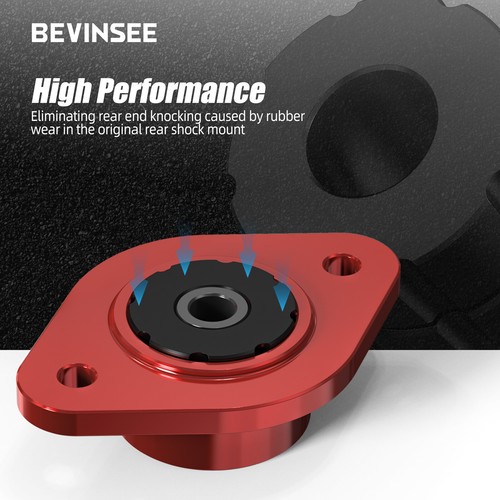 Soportes amortiguadores traseros de poliuretano BEVINSEE 10 mm para BMW E30 E36 E46 Z3 Z4 E85 E86 - Imagen 5 de 13