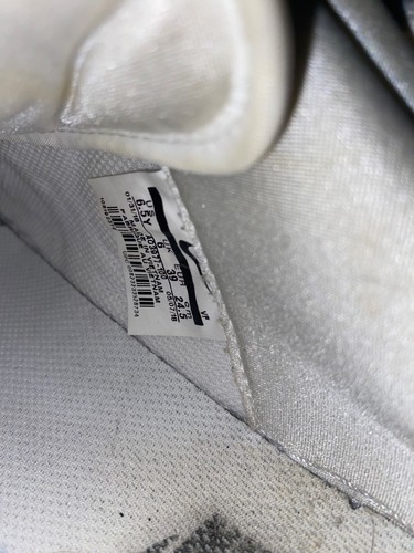 UK 6 Nike Just Do It White Orange Air Force 1 Unisex Low Trainers - Picture 6 of 9