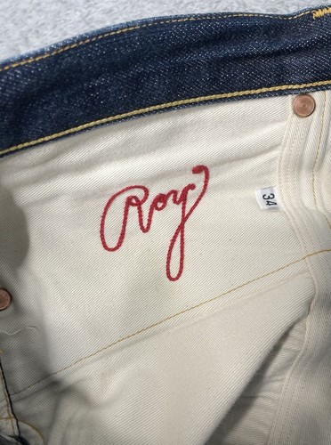 RARE Roy Kinda Special Denim Jeans Selvage KS1002 Mens 34 - Picture 4 of 14