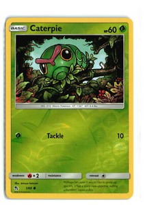 CATERPIE 1/68 HIDDEN FATES REVERSE HOLO POKEMON TCG NM-LP