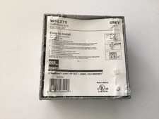 Appleton EGS WSL275 Two Gang Box, Grey, Four Hole, 3/4”