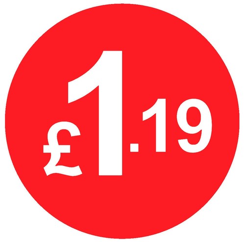 Retailers Price Stickers 20mm Red Shop Price Point Sticky Labels For Retail - Picture 14 of 61