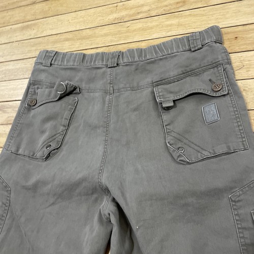 Klassische Jeans Y2k Streetwear Cargo Shorts Erwachsene 32x15 grau Baggy Bermuda Drache - Bild 5 von 23