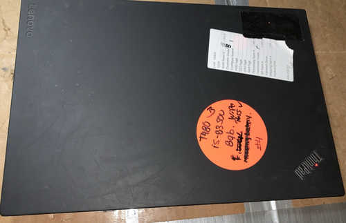 Laptop Lenovo ThinkPad T480S i5-8350U 1.7GHz 8GB NO HDD-tested working